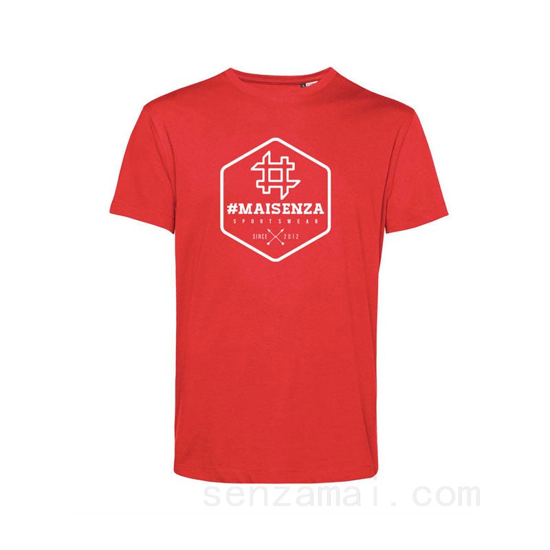 (image for) 70% Di Sconto T-shirt organica Box Logo Red - Uomo F08161031-0694