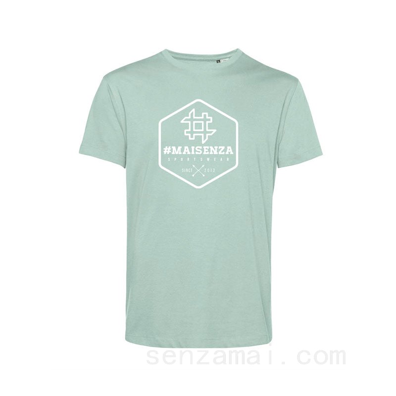 (image for) Economico T-shirt organica Box Logo Sage - Uomo F08161031-0691 Sconti Fino A - 88%