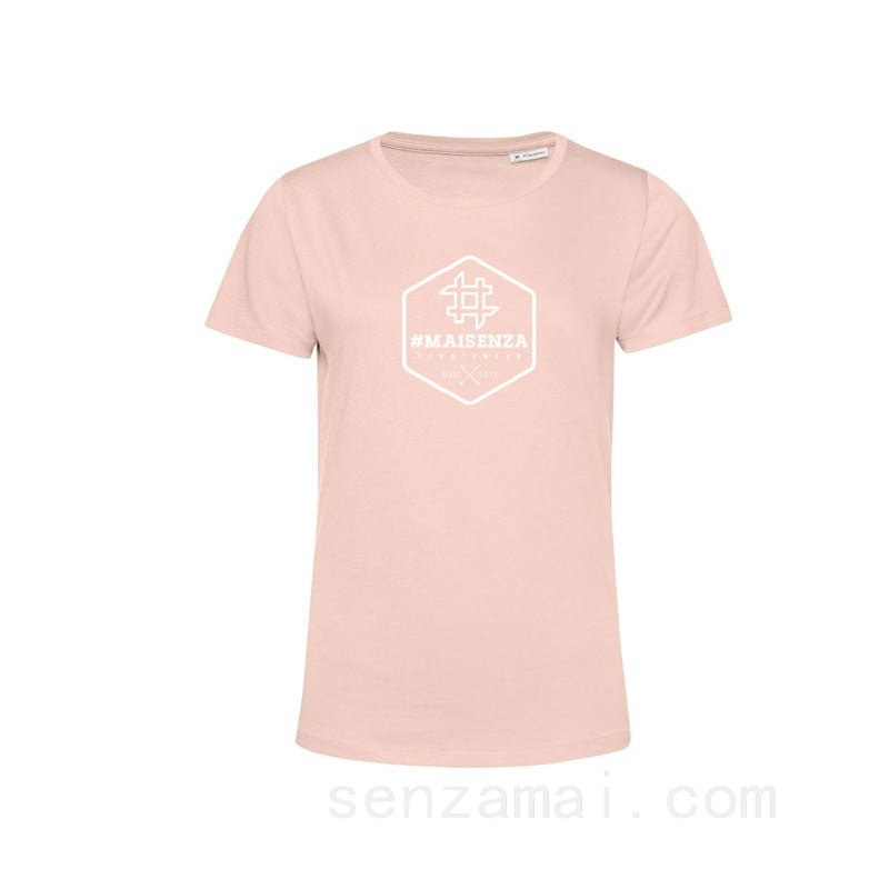 (image for) Sconti Dal 35% Al 70% T-shirt organica Donna Box Logo - Soft Rose F08161031-0909 Vendita
