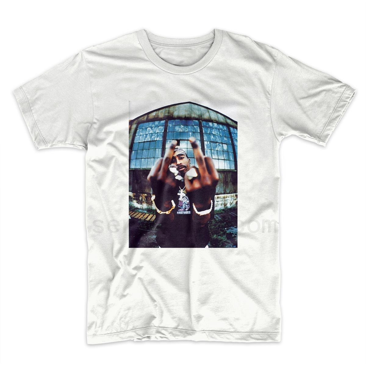 (image for) Economico T-shirt Tupac F08161031-0709